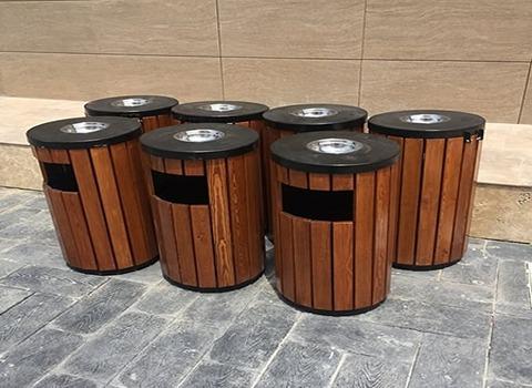 قیمت خرید سطل زباله چوبی + فروش ویژه